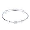 Tiktok Influenciador Rede Pequena Cintura Pulseira Sólida Estudante Feminina Simples Moda Versátil Luxo Leve Pulseira de Empurrar e Puxar Senso Atacado