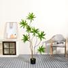 Simulación Plantación Verde Lirio Bambú Sentido Avanzado Planta de Simulación Grande de Alta Gama Bonsái de Piso Falso Decoración de Árbol Decoración de Ventana