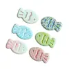 Grampo de Cabelo Peixe com Padrão Colorido, Grampo de Pescada Fofo e Transparente, Presilha Estilo Doce para Franja Lateral de Menina, Acessório de Cabelo de Desenho Animado