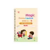 Libro de Práctica de Escritura a Mano Infantil Completamente en Inglés para Comercio Electrónico Transfronterizo, Pegatinas de Entrenamiento de Control del Bolígrafo para Niños Pequeños, Pegatinas de Ranura de Tarjeta Blanca, Borrables