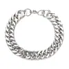 Pulsera de marca de moda europea y americana dominante moda Pulsera de cadena para hombre y mujer pulsera simple de acero de titanio accesorios hip hop para mujer