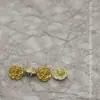 Botones Metálicos de Camelia de 11.5 mm para Camisa Pequeños Estilo Fragante Botones Superiores para Blusa de Mujer Vestido Accesorios de Ropa Venta al por Mayor