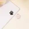 Accesorios para Joyería DIY Patita de Oso de Dibujos Animados Patita de Gato Huella de Pie Colgante para Llavero Pendientes Colgantes para Pendientes Collar Pulsera