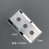 Acero de tungsteno cuchilla de tres agujeros cinta de papel de aluminio alemán Lutz LUTZ película cuchillo de corte de carburo