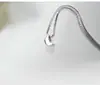 Collar pequeño de luna de plata de ley s925, estilo coreano, diseño moderno y simple, cadena corta para la clavícula para mujer