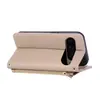 Funda para Google Pixel 11Proxl con Soporte para Tarjetas y Espejo, Estuche Protector de Cuero para Google 10A