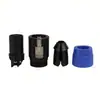 Conector de audio para amplificador de iluminación de escenario profesional de alta calidad, con cola azul de cuatro núcleos, sin soldadura, cabeza de ohmio Canon NL4FC