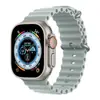 Adecuado para Apple Iwatchs10Se Sports Marine Silicona S11 Bloques de Color Hebilla de Pin de Doble Hebilla Correa de Reloj 9Ultra