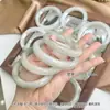 Pulsera de Jade Natural de Jadeíta Verde Hielo Tianshan de Xinjiang para Mujer, Sensación de Hielo de Jade, Jade Transparente, Regalo para Novia