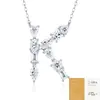Collar de moda de comercio exterior estilo ins de lujo ligero nicho, nuevo accesorio de collar 925 de plata transfronterizo que no se decolora para mujeres en verano