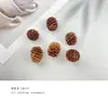 Conjunto Combinado de Pinhas, Lascas de Madeira, Folhas, Flores Secas e Frutas Secas, Enfeites Decorativos para Jardim de Infância, Adereços Fotográficos Retrô