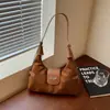Cross2026 Otoño Nuevo Retro Bolso de Axila Moda para Mujer Bolso de Hombro Único Cruzado Gran Capacidad para Viajes al Trabajo Bolso Dumpling