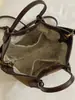 Bolso de Hombro Simple Nuevo Otoño 2026 Moda Viaje Diario Bolso de Axila de Alto Valor Bolso Cubo Retro de Gran Capacidad
