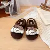 Lindas Pantuflas de Perro de Peluche de Dibujos Animados para Niñas, Ponibles, Nuevo Estilo Invierno 2026, Forradas de Lana de Cordero, Zapatos de Algodón Esponjosos