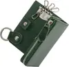 Cartera Llavero Unisex de Piel Genuina con Ranura Grande para Billetes y Monedas Estilo Japonés de Piel de Vaca Multifuncional 80% de Descuento Billetera de Llaves con Broche