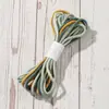 Corda de Algodão Torcida com Núcleo em Gradiente Colorido, Corda Torcida com Núcleo em Gradiente 3mm, Corda de Algodão Torcida com Núcleo em Gradiente Colorido para Tecelagem Macramê 5m