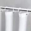 Fábrica de Origen Transfronterizo Amazon Más Vendido Cortina de Baño Tipo Waffle Cortina de Ducha de Poliéster Estilo Japonés Color Sólido Simple