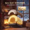 Casa Curva Semi-Fechada Quente de Outono e Inverno Cama Portátil Dobrável para Animal de Estimação Cachorro Gato Cama de Cachorro