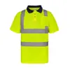 Camiseta Reflectante Certificada CE Malla Construcción Transpirable Ropa de Seguridad para Obra Verano Lista para Exportación Stock Disponible