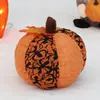 Decoração de Halloween Estilo Americano Tecido Simulação Crânio Rosto de Fantasma Abóbora Engraçada Enfeite Adereço para Fotografia de Festa