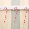 Novos Itens de Decoração de Natal, Enfeites para Árvore de Natal, Bengalas de Doce de Natal, Bengalas de Doce Vermelhas e Brancas, Decoração de Cena