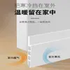 Tira Selladora Adhesiva para Parte Inferior de Puerta Blanda y Dura, Tira Selladora para Huecos en Puertas de Vidrio y de Dormitorio, Pegatina Selladora a Prueba de Insectos, Viento y Huecos para Parte Inferior de Puertas de Baño