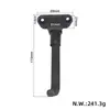 Adequado para Suporte de Pé de Patinete Elétrico Maxg2 Nº 9, Suporte de Pé de Patinete G2, Peças de Reposição do Suporte Lateral do Quadro de Suporte
