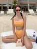 Novo Maiô Dividido de Cintura Alta 2025 para Mulheres Cobrir a Barriga e Aparência Slim Maiô para Resort de Praia e Águas Termais [Drop Shipping]