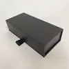 Especial transfronterizo para caja de regalo cubierta de cielo y tierra caja de color negro personalizado caja libro magnética abatible caja plegable cartón personalizado