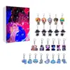 Calendario de Adviento Navideño para Chicas Cazadoras de Kpop Transfronterizo, Caja Sorpresa, Colgante para Mochila, Llavero, Colgante Acrílico