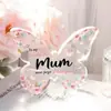 Transfronterizo Nuevo Creativo Mariposa Creativo Inglés Día de la Madre Mariposa Regalo Sorpresa para Mamá Acrílico de Escritorio