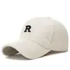 Gorra de Béisbol Simple para Otoño e Invierno Gorra con Visera de Pana de Moda Gorra Cálida Versátil Casual con Logo R Gorra de Sol para Hombre