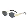 Gafas Kedun Gafas de Sol con Forma de Diamante para Mujer Gafas de Sol de Metal Gafas de Sol Personalizadas Sin Marco para Fotos Diseño Moderno Elegante