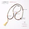 Nueva cadena cruzada para teléfono de cuentas budistas de sándalo y bodhi de estrella y luna estilo chino, estilo chino retro, estilo largo, se puede usar como correa para el cuello