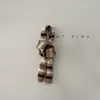Cachecol Infantil Outono e Inverno Colorido Listrado Estiloso Aquecedor de Pescoço Moda Inverno para Crianças Pequenas Gola de Tecido Tendência