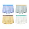 Calzoncillos tipo bóxer de modal para niños Oso de Verano Delgados de Seda Helada para Niños de Secundaria y Preparatoria