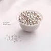 Contas Soltas Folheadas a Ouro 18K dos EUA Colar Pulseira de Pérolas Contas Espaçadoras Materiais para Joias Artesanais DIY Acessórios para Miçangas Joias
