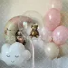Producto Nuevo Más Vendido en Amazon Estilo Ins Globo de Película de Aluminio con Lazo Accesorios para Fotos Decoración de Fiesta de Cumpleaños