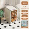 Nuevo cubo de basura para el hogar para cocina, sala de estar, dormitorio, operado con el pie, con tapa, cubo de basura de gran capacidad