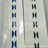 Pegatina Redonda Fácil de Romper Pegatina Selladora Adhesivo Fuerte Desgarro Manual con Oreja PET Transparente Separador Cuadrado Adhesivo