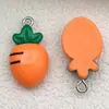 Resina Desenho Animado Fofo Realista 3D Morango Limão Fruta Chaveiro Pingente Acessório DIY