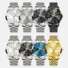 Reloj Marca Oulishi Wholesale Doble Calendario Comercio Exterior Reloj de Cuarzo Reloj Electrónico Casual de Negocios Reloj para Hombre Reloj para Hombre
