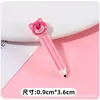 Simulación dibujos animados lindo oso fresa lazo cámara lápiz pegamento en crema material diy funda de teléfono móvil resina coincidencia