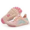 Novos Sapatos de Cinco Dedos para Crianças para Trilha em Rios, Sapatos de Praia Respiráveis, Sapatos de Mergulho, Sapatos de Caminhada em Água para Exterior Antiderrapantes e Anti-Corte, Sapatos Barefoot para Natação