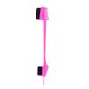 Spot escova de sobrancelha dupla escova de maquiagem escova de dentes escova de sobrancelha dual-use multi-cor escova de cabelo quebrado ferramentas de maquiagem de cabeleireiro para o comércio exterior