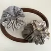 Goma para el pelo de diseño nicho estilo coreano, patchwork a cuadros, con un toque vintage de alta gama, accesorio para el pelo atmosférico