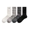 Meias Grossas de Caxemira para Outono e Inverno, Meias Quentes de Inverno para Mulheres, Meias de Cano Médio Estilo Coreano, Meias Largas, Meias de Lã, Meias Zhuji