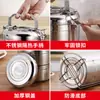 Lonchera Aislada Multicapa de Acero Inoxidable 304 para Oficinistas, Caja Bento Sellada Engrosada, Contenedor de Alimentos con Compartimentos, Termo Portátil Aislado