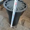 Ralo de Piso de Ferro Fundido com Sifão Profundo DN50 75 100 150 200 Passagem Direta Redondo com Travas Integradas Anti-odor