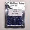 34 # Pedra Preciosa Redonda Nano Azul Pedra Solta Pedra Solta Redonda de Safira Acessório para Joia Pedra Pode Ser Fixada com Cera Nano Azul